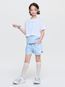 Sportive Varsity Mesh T-shirt Set (Girl's)