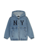 Jersey-denim Hoodie Jumper
