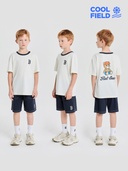 [cool Field] Sportive Character Artwork T-shirt Set