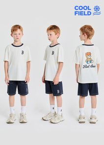 [cool Field] Sportive Character Artwork T-shirt Set