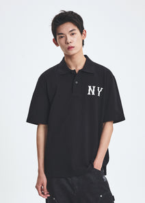 Basic Coopers Logo Over Fit Polo T-shirt
