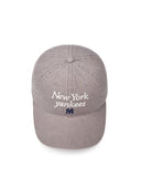 Varsity Lettering Washing Unstructured Ball Cap