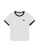 Women's Basic Small Logo Ringer T-shirts