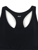 Women's Basic Band Logo Point Crop Top