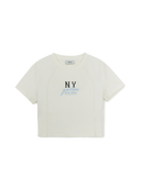 Women's Basic Coopers Slim Crop T-shrts