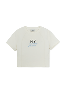 Women's Basic Coopers Slim Crop T-shrts