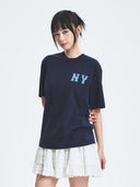 Basic Coopers Denimlike Logo Overfit T-shrts