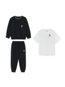 [Online Exclusive] Basic Woven Sweatshirt 3P Set
