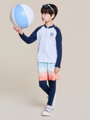 STREET MONOGRAM ZIP-UP RASHGUARD 3P SET