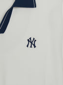 Varsity Tuck Texture Open Collar Short Sleeve Knit Pullover