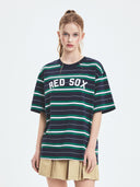 Varsity Stripe Over Fit T-shirt
