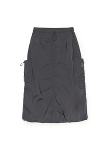 Gorpcore Glossy Nylon Parachute Skirt