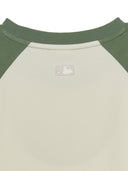 Women's Varsity Washing Vintage Raglan Crop T-shirt