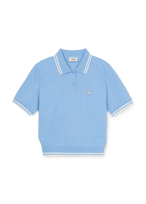 Women's Basic Crop Polo T-shirt