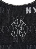 Hip Monogram Jqd Denim Hobo Bag