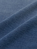 Basic Small Logo Stretched Denim Polo Shirt