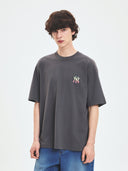 Summer Vintage Washing Graphics Over Fit T-shirt
