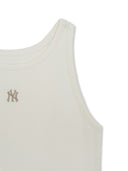 Women's Basic Small Logo Slim Crop Sleeveless T-shirts