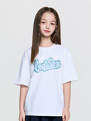 STREET MONOGRAM DENIM CURSIVE T-shirt