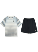 STREET BASIC STRIPED ARTWORK T-SHIRT SET
