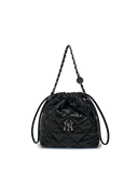 Basic Quilting PU Mini Bucket Cross Bag