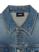 Mlb Hannam Vintage Lettering Denim Trucker Jacket
