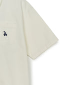 Varsity Logo Short Sleeve Denim Shirts