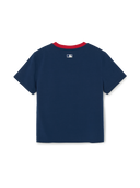 Women's Summer Fruits Lifestyle Slim Semi Crop Ringer T-Shirts