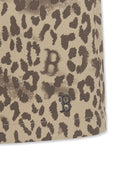 Women's Cotton Leopard Mini Skirt