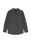 Varsity Vintage Cursive Long Sleeve Work Shirt