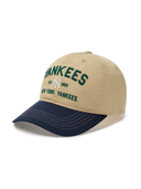 Varsity Lettering Color Block Unstructured Ball Cap