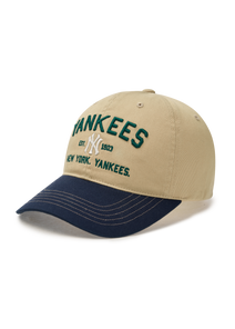Varsity Lettering Color Block Unstructured Ball Cap