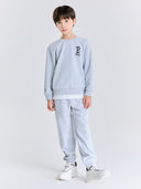 Street Logo Layered Sweatshirt Set