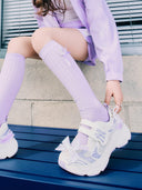 Athleisure Ribbon Knee Socks