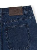 Basic Small Logo Carpenter Bermuda Denim Shorts