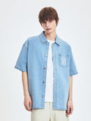 Basic Gradation Coopers Short Sleeve Denim Shirts