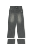 Women's Varsity Logo Wide Denim Pants