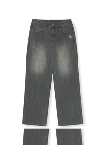 Women's Varsity Logo Wide Denim Pants