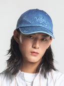 Varsity Vintage Cursive Tone-on-tone Unstructured Ball Cap