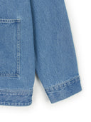 Varsity Over Sized Denim Jacket