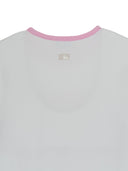 Women's Lettering Slim Semi Crop Linger T-shirts