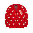 Heart All-over Cardigan Boston Redsox