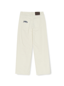 Women's Varsity Logo Wide Denim Pants