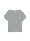 Women's Basic Lace Square Neck Slim Semi Crop T-shirts