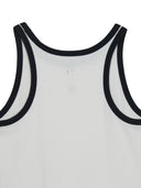 Women's Basic Ringer Ribbed Sleeveless Ops