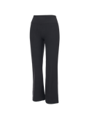 Women's Basic Back Pocket Flare Ribbed Leggings