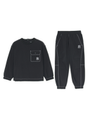 Basic Outdoor Woven Sweatshirt Set