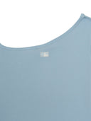 Women's Basic Off Shoulder Shirring Ribbed Dress