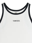 Women's Varsity Vintage Slim Crop Sleevelss