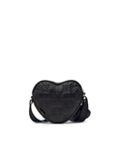 Quilted Monogram Heart Cross Bag